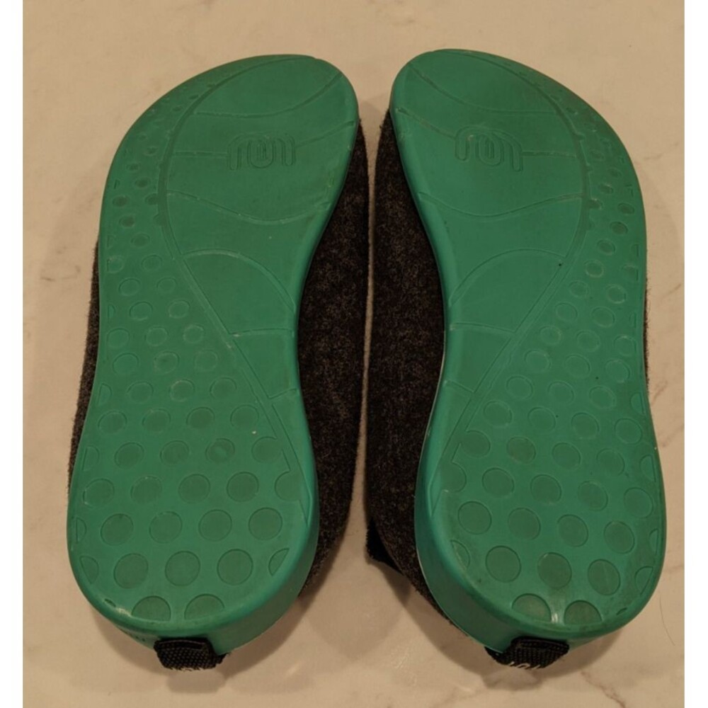 Mahabis Classic Gray Felt Shearling Detachable Slipper Women Size 39/ US 8 - Picture 6 of 12